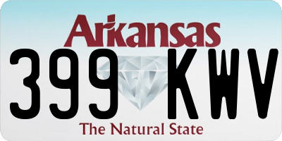 AR license plate 399KWV