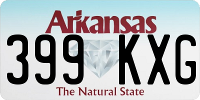 AR license plate 399KXG