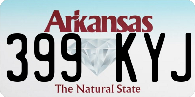 AR license plate 399KYJ