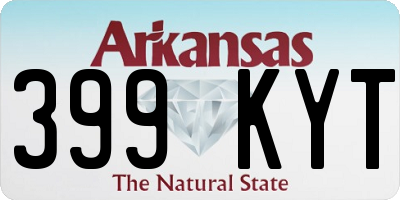 AR license plate 399KYT