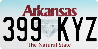 AR license plate 399KYZ