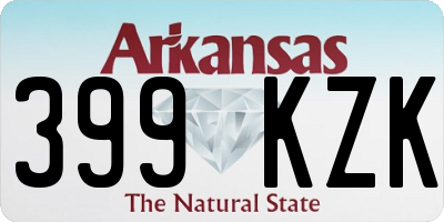 AR license plate 399KZK