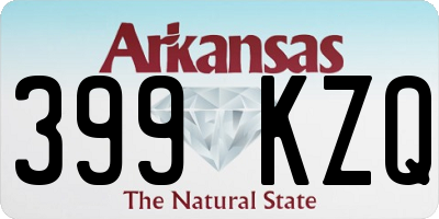 AR license plate 399KZQ