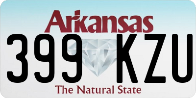 AR license plate 399KZU