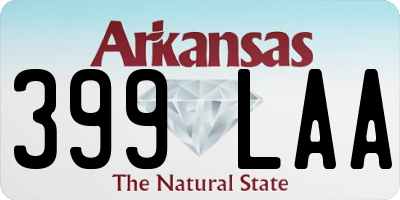 AR license plate 399LAA