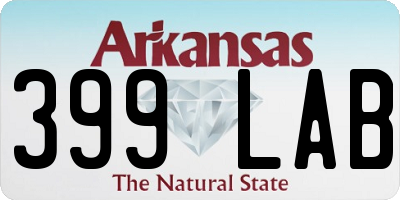 AR license plate 399LAB
