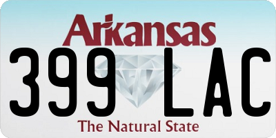 AR license plate 399LAC