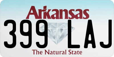 AR license plate 399LAJ