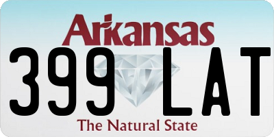 AR license plate 399LAT