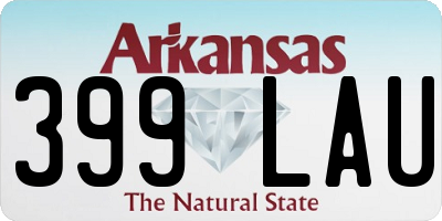 AR license plate 399LAU