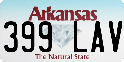 AR license plate 399LAV