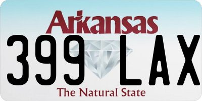 AR license plate 399LAX