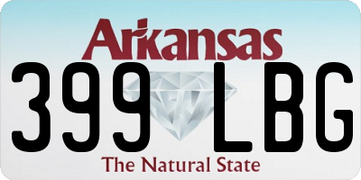AR license plate 399LBG