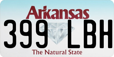 AR license plate 399LBH