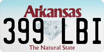 AR license plate 399LBI