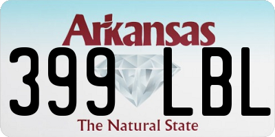 AR license plate 399LBL