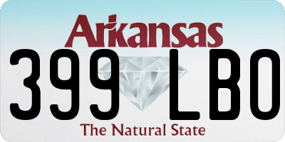 AR license plate 399LBO