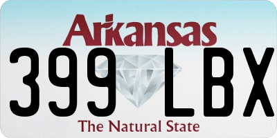 AR license plate 399LBX