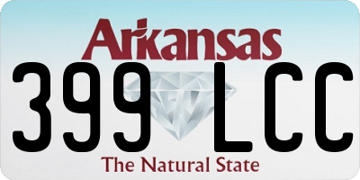 AR license plate 399LCC