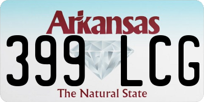 AR license plate 399LCG
