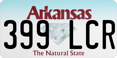 AR license plate 399LCR