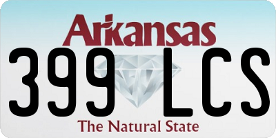 AR license plate 399LCS