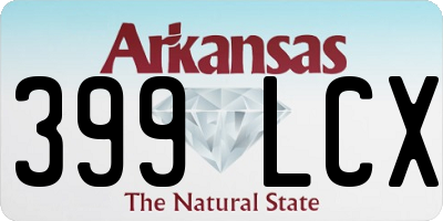 AR license plate 399LCX