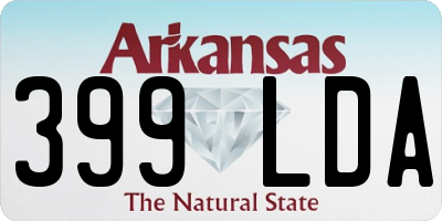 AR license plate 399LDA