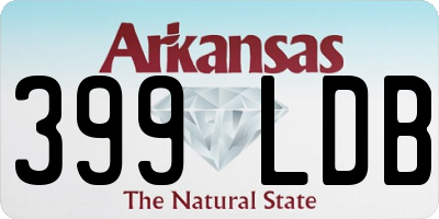 AR license plate 399LDB