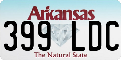 AR license plate 399LDC