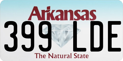 AR license plate 399LDE