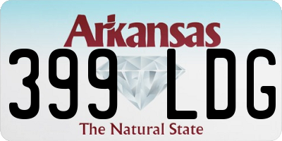 AR license plate 399LDG