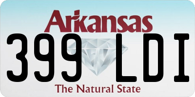 AR license plate 399LDI