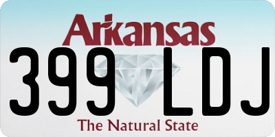 AR license plate 399LDJ