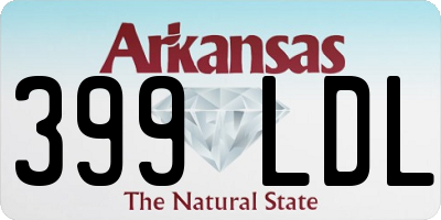AR license plate 399LDL