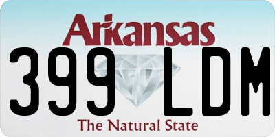 AR license plate 399LDM