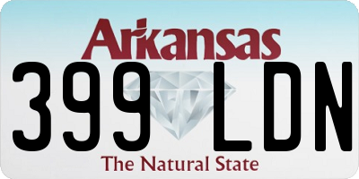 AR license plate 399LDN
