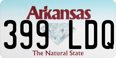 AR license plate 399LDQ