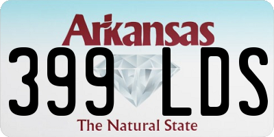 AR license plate 399LDS