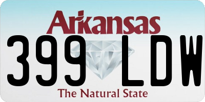 AR license plate 399LDW