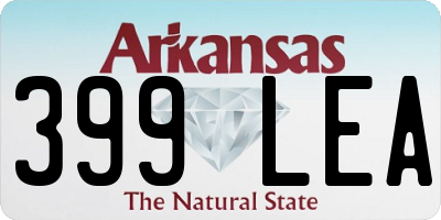 AR license plate 399LEA
