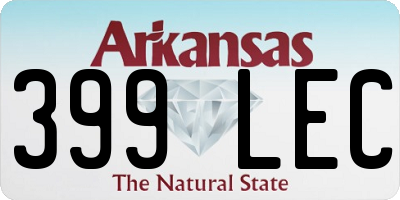 AR license plate 399LEC