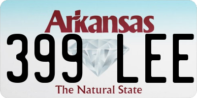 AR license plate 399LEE