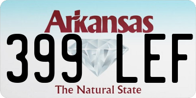 AR license plate 399LEF