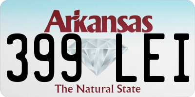 AR license plate 399LEI