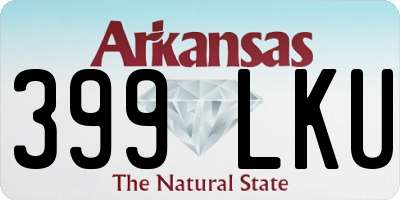AR license plate 399LKU