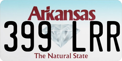 AR license plate 399LRR