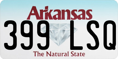 AR license plate 399LSQ