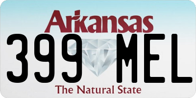 AR license plate 399MEL