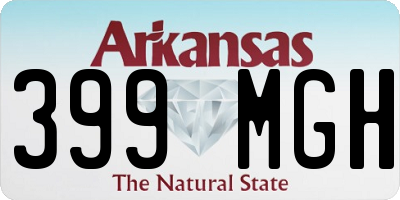 AR license plate 399MGH